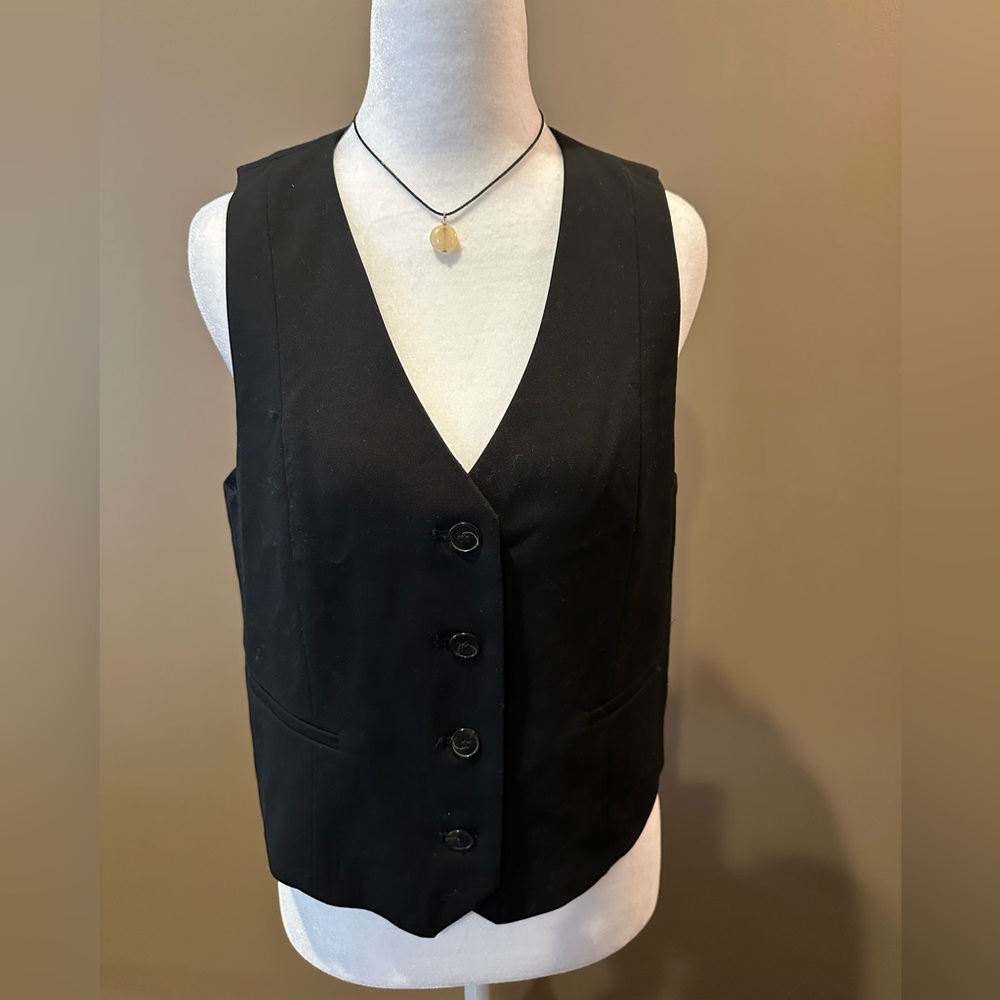 Zara Classic Black Vest